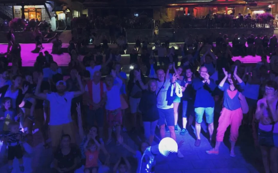Concert sur la place centrale du Grand Bornand